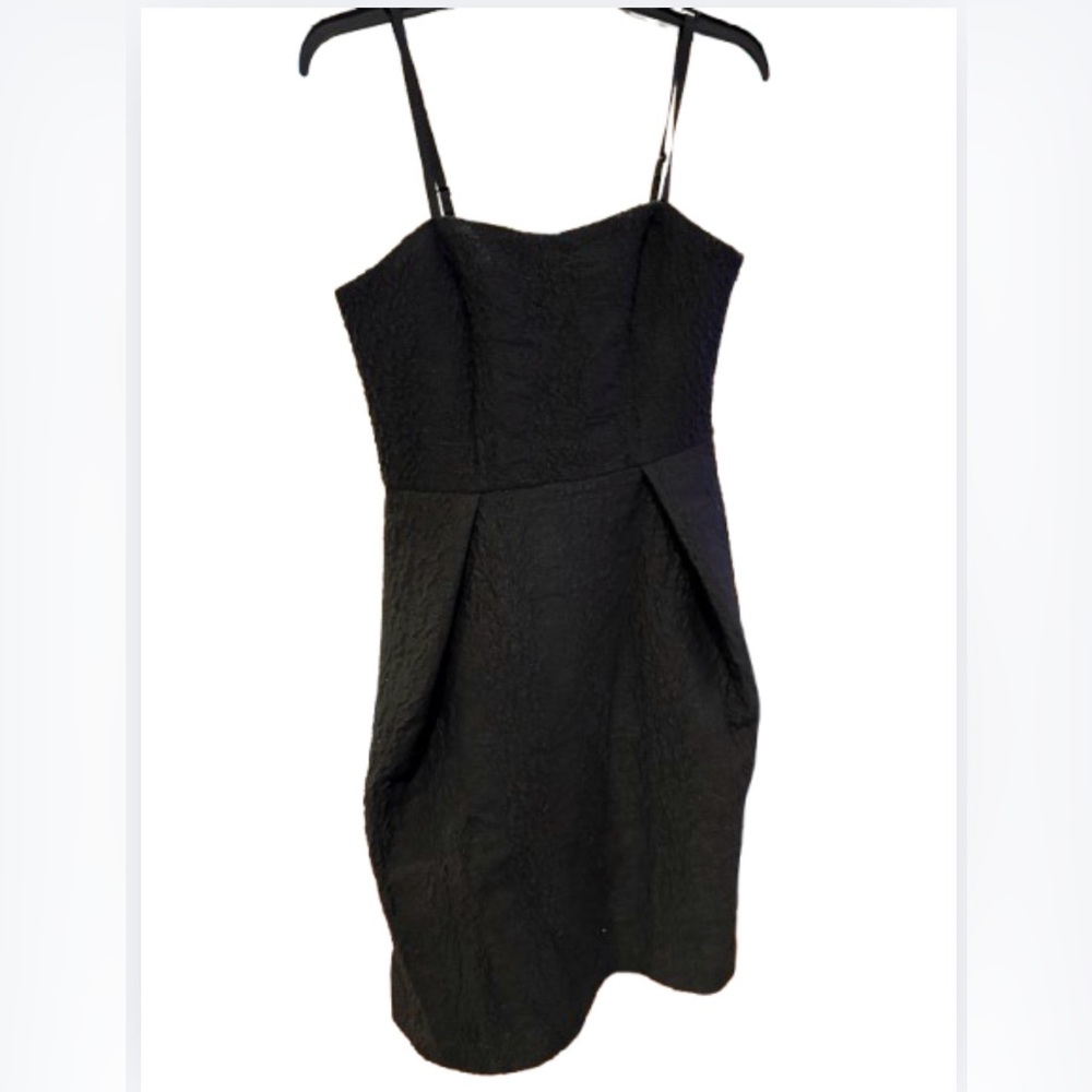 Lord & Taylor Elegant Black Strapless Dress